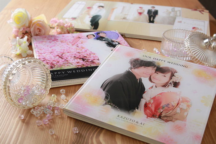 石栗写真館のアクリルアルバムの画像